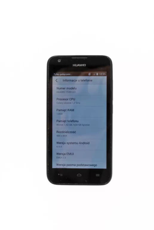 TELEFON SMARTFON HUAWEI ASCEND Y550 1 GB / 4 GB 4G (LTE)