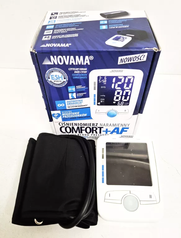 CIŚNIENIOMIERZ NARAMIENNY NOVAMA COMFORT +AF