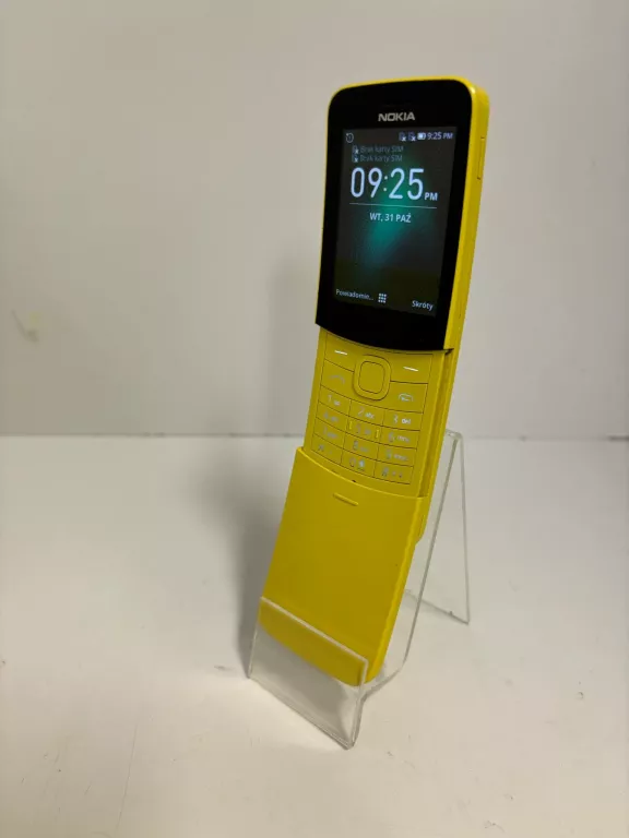TELEFON KOMÓRKOWY NOKIA 8110 512 MB / 4 GB 4G (LTE) ŻÓŁTY