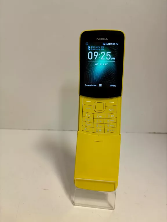 TELEFON KOMÓRKOWY NOKIA 8110 512 MB / 4 GB 4G (LTE) ŻÓŁTY