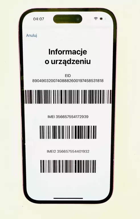 TELEFON APPLE IPHONE 16 PUDEŁKO