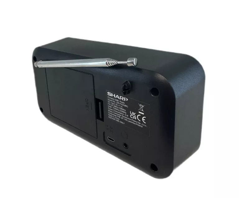 RADIO SIECIOWO-BATERYJNE DAB+, FM SHARP DR-P420 KOMPLET