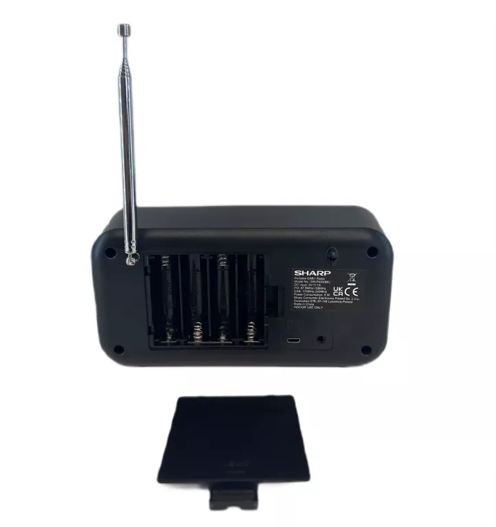 RADIO SIECIOWO-BATERYJNE DAB+, FM SHARP DR-P420 KOMPLET