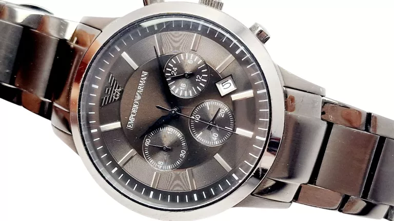 ZEGAREK MĘSKI EMPORIO ARMANI AR2454 CHRONOGRAF BRANSOLETA CLASSIC