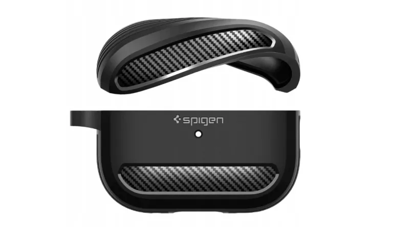 ETUI DO APPLE AIRPODS PRO 1 / 2 SPIGEN RUGGED ARMOR CZARNY MATOWY