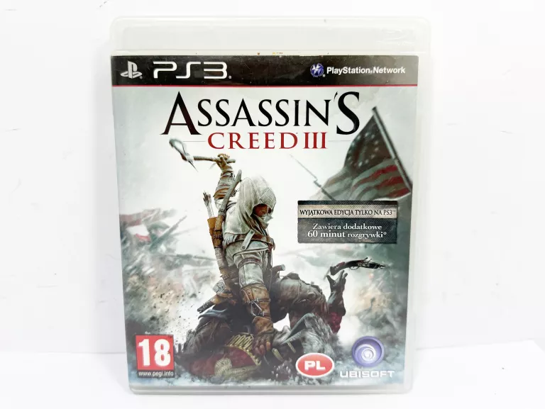 GRA PS3 ASSASSINS CREED 3 EDYCJA PS3 POLSKA WERSJA OKAZJA