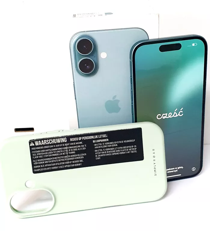 TELEFON IPHONE 16 128GB NIEBIESKI BAT.100% UBEZPIECZENIE DO 2030R !