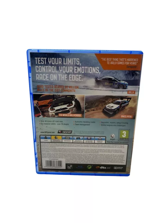DIRT RALLY PS4 SONY PLAYSTATION 4 (PS4)