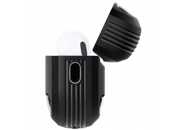 ETUI DO APPLE AIRPODS PRO 1 / 2 SPIGEN RUGGED ARMOR CZARNY MATOWY