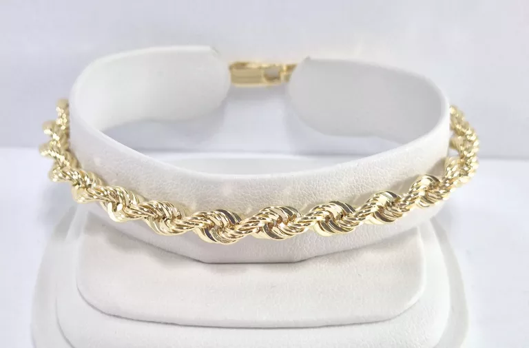 NIENOSZONA ZŁOTA BRANSOLETKA KORDEL P585 5,20G 19CM