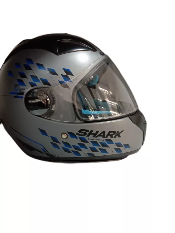 CROSS/ENDURO SHARK EXPLORE-R CZARNY/NIEBIESKI/SZARY L