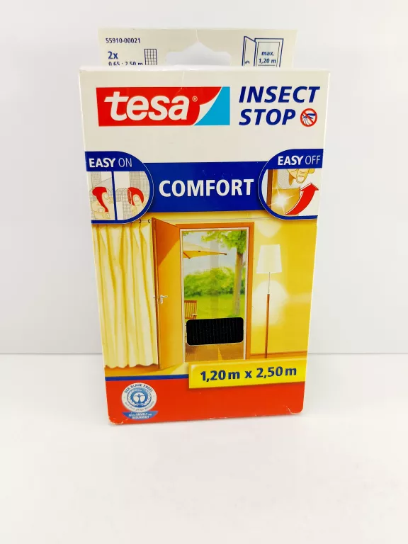 MOSKITIERA NA DRZWI TESA COMFORT 1,2 X 2,5M CZARNA