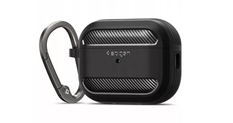 ETUI DO APPLE AIRPODS PRO 1 / 2 SPIGEN RUGGED ARMOR CZARNY MATOWY