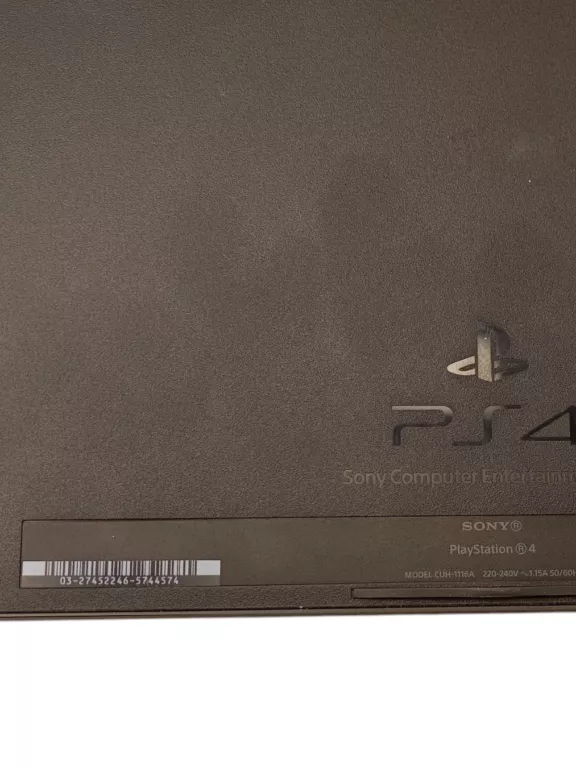 KONSOLA PS4 CUH-1116A 500GB + 2 PADY + KABEL ASILAJĄCY + KABEL HDMI