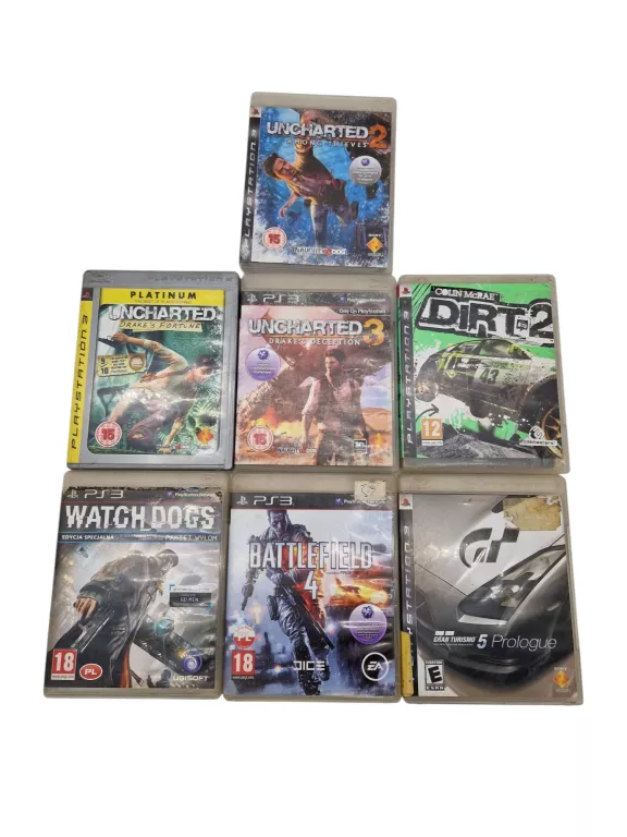 DUŻY ZESTAW GIER PLAYSTATION 3