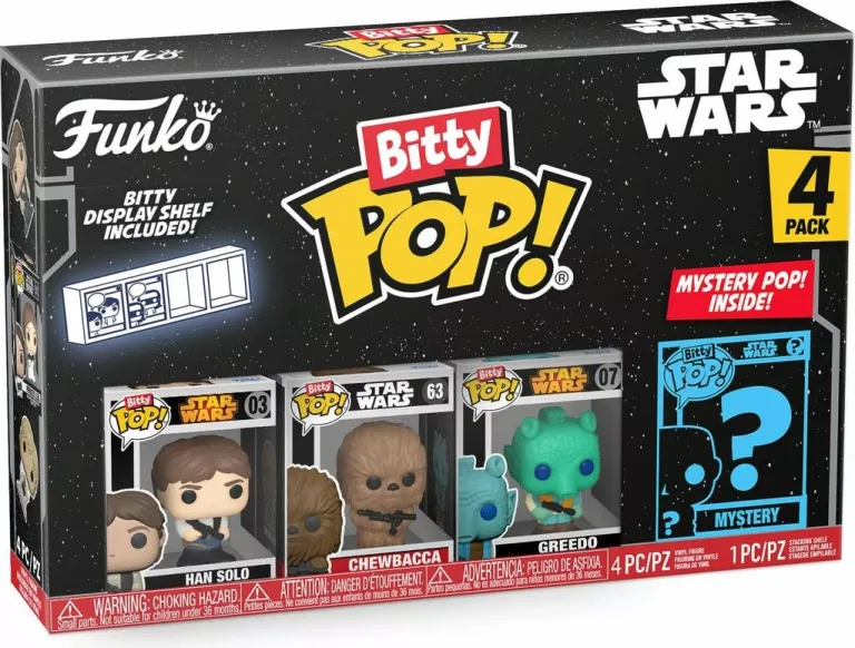 FIGURKA STAR WARS - HAN SOLO 4-PACK (FUNKO BITTY POP)