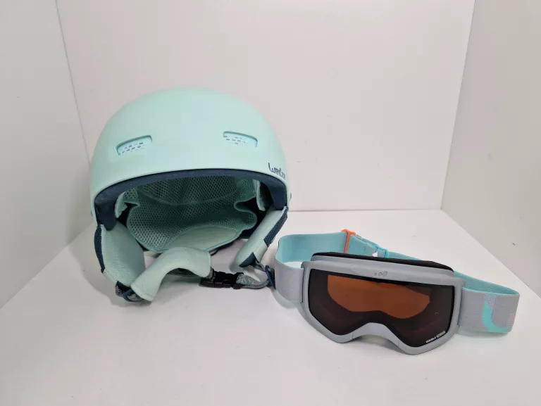 KASK NARCIARSKI I SNOWBOARDOWY WEDZE H-FS 300 + GOGLE