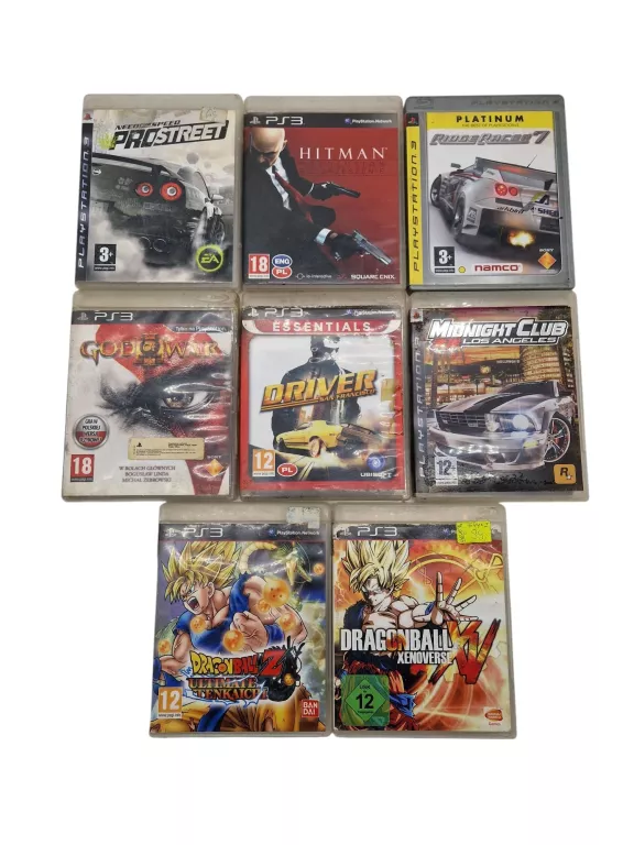 DUŻY ZESTAW GIER PLAYSTATION 3