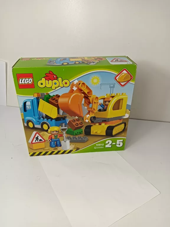 LEGO DUPLO 10812 - CIĘŻARÓWKA I KOPARKA GĄSIENICOWA