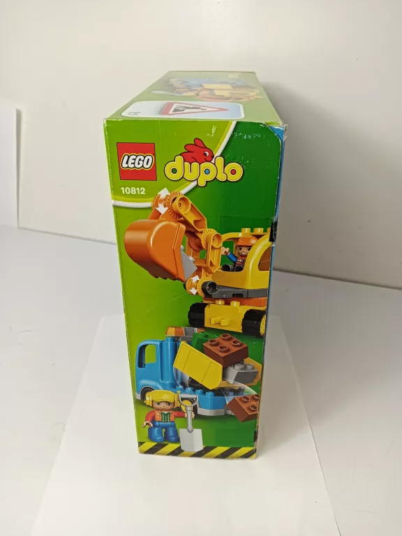 LEGO DUPLO 10812 - CIĘŻARÓWKA I KOPARKA GĄSIENICOWA