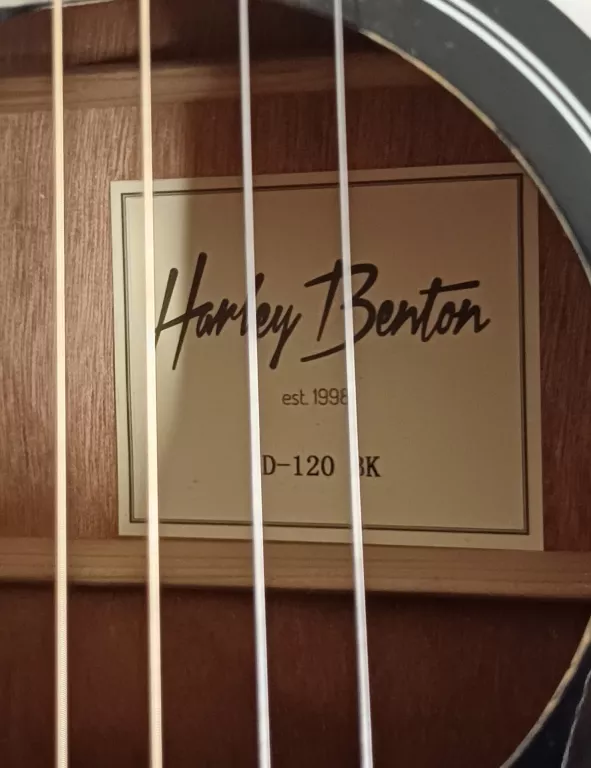 GITARA HARLEY BENTON D-120 BK