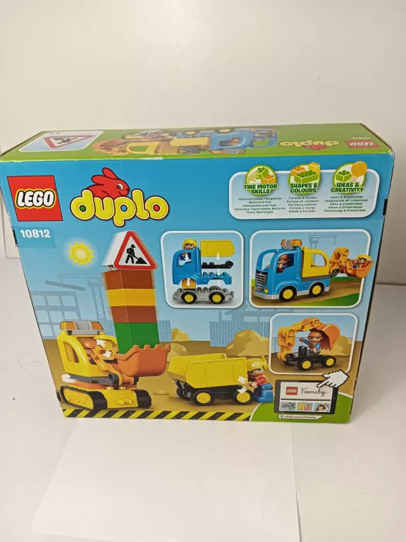LEGO DUPLO 10812 - CIĘŻARÓWKA I KOPARKA GĄSIENICOWA