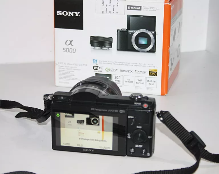APARAT SONY ALPHA 5000 ILCE-5000L OBIEKTYW 16-50MM