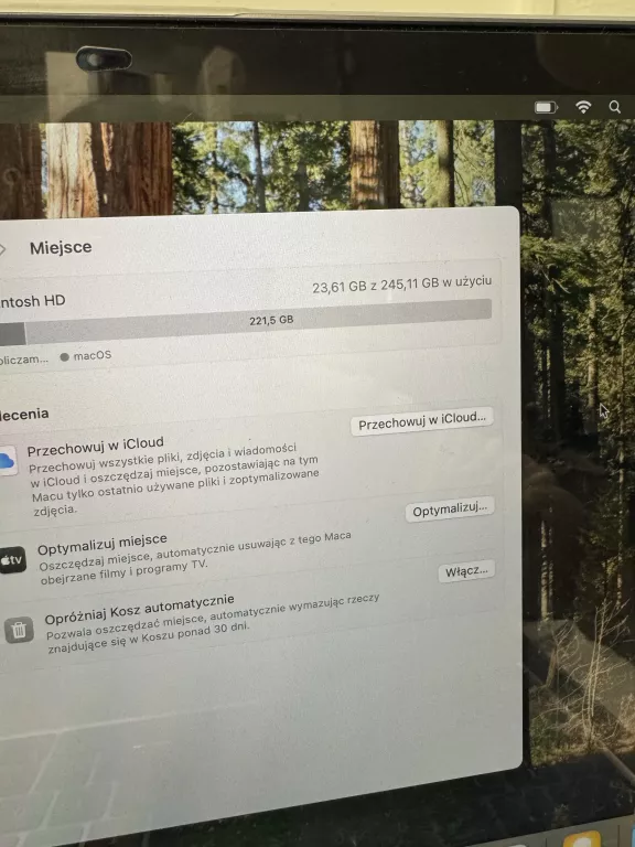 LAPTOP APPLE M1 2020 256GB/8GB