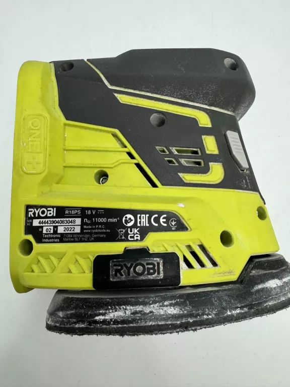 SZLIFIERKA OSCYLACYJNA AKUMULATOROWA RYOBI R18PS/BODY