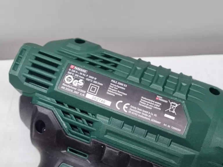 OPALARKA ELEKTRYCZNA PARKSIDE PHLG 2000W E4 W PUDEŁKU