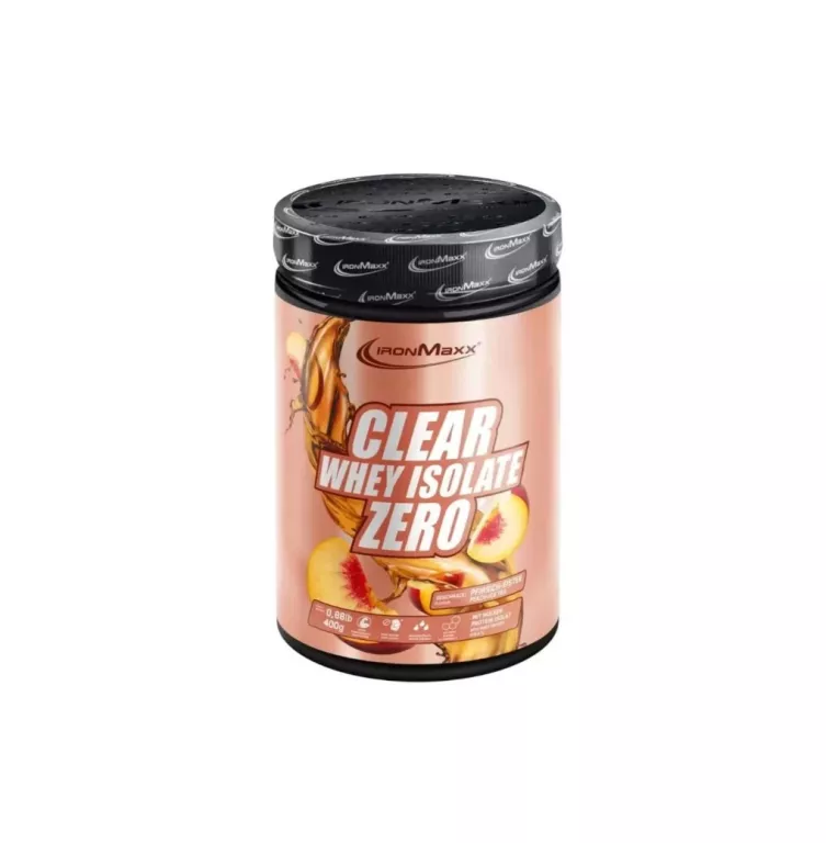 IRONMAXX CLEAR WHEY ISOLATE ZERO PEACH-ICE TEA (400G)