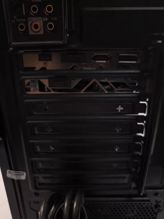 KOMPUTER STACJONARNY GEFORCE RTX 2070, 32GB RAM, I7-6GEN KABEL ZASILAJĄCY