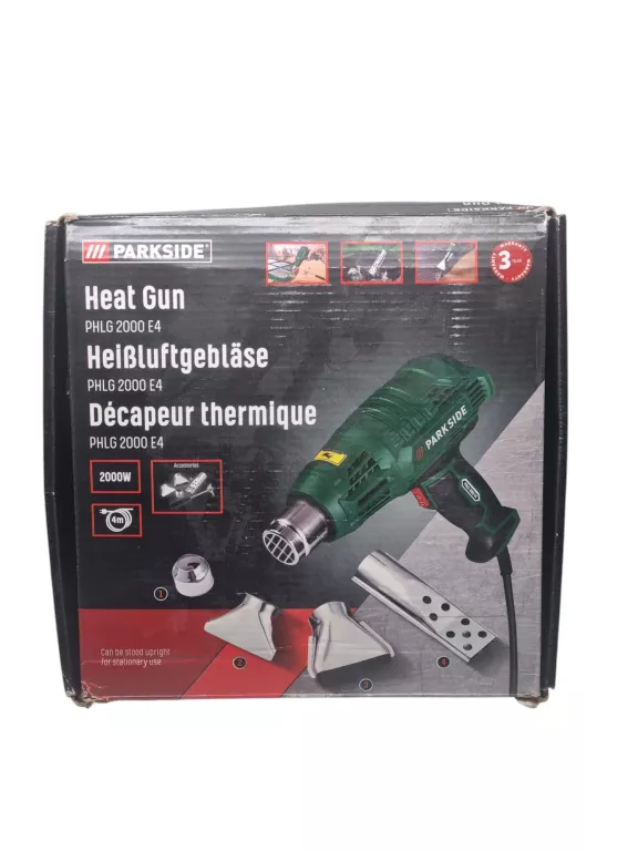 OPALARKA ELEKTRYCZNA PARKSIDE PHLG 2000W E4 W PUDEŁKU