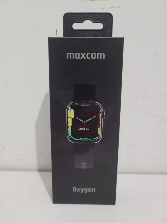 SMARTWATCH MAXCOM MODEL OXYGEN PRO (FW26) ZESTAW JAK NOWY