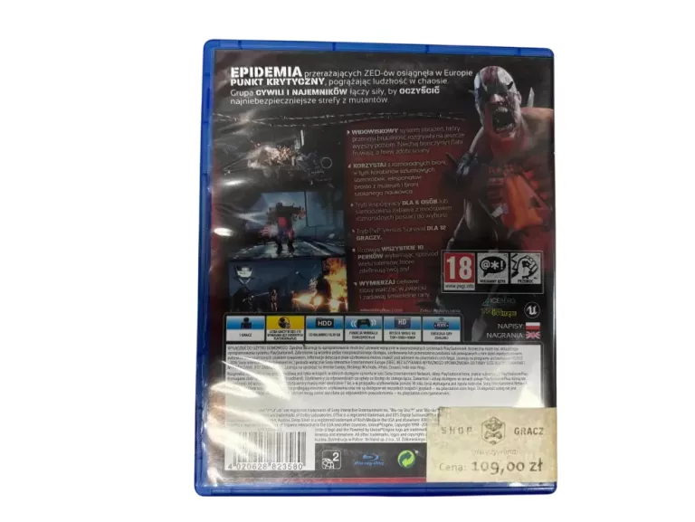 GRA NA PLAYSTATION 4 (PS4) KILLING FLOOR 2 POLSKA WERSJA JĘZYKOWA!