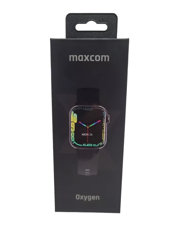 SMARTWATCH MAXCOM MODEL OXYGEN PRO (FW26) ZESTAW JAK NOWY