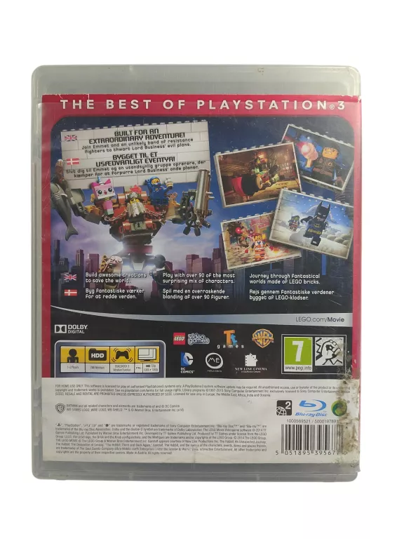 GRA PS3 LEGO MOVIE VIDEO GAME