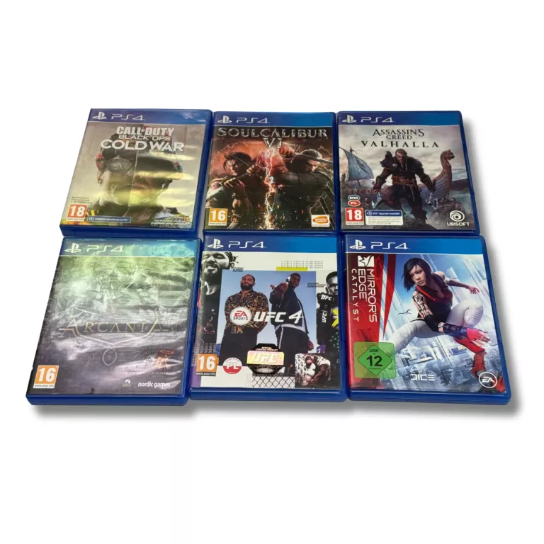 ZESTAW GIER PS4 16 SZT