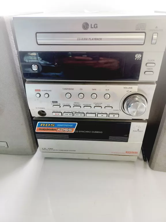MINI WIEŻA LG LX 130 + GŁOŚNIKI