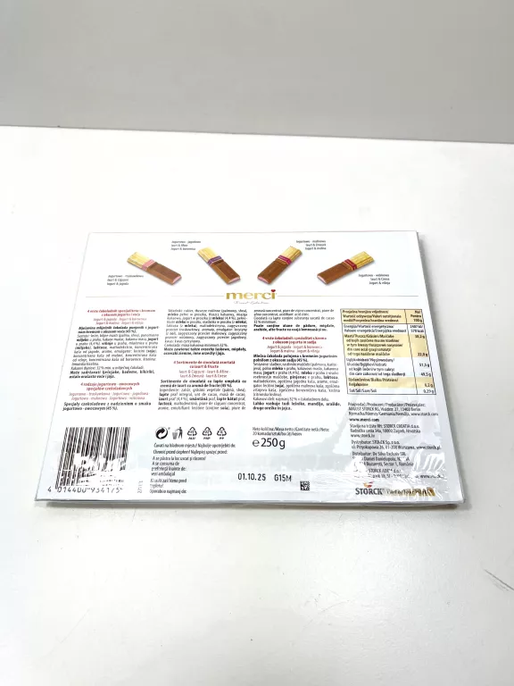 MERCI LIMITOWANA EDYCJA CZEKOLADKI JOGURTOWO-OWOCOWE WYJĄTKOWY SMAK 250G