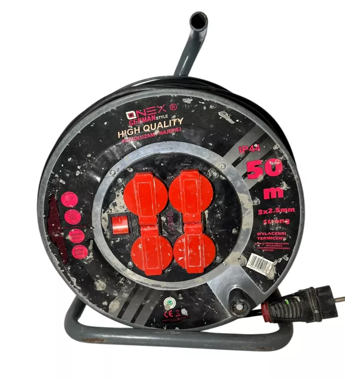 przedluzacz-bebnowy-onex-50m-3x25-4-szt-gniazd-czarny-wp-5e-belchatow-mk