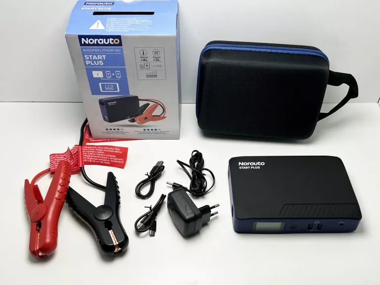 URZĄDZENIE ROZRUCHOWE BOOSTER NORAUTO START PLUS 12V 15000MAH 800A