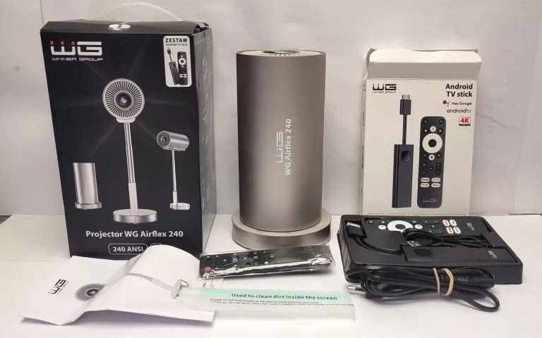 PROJEKTOR WG AIRFLEX 240 + ANDROID TV STICK