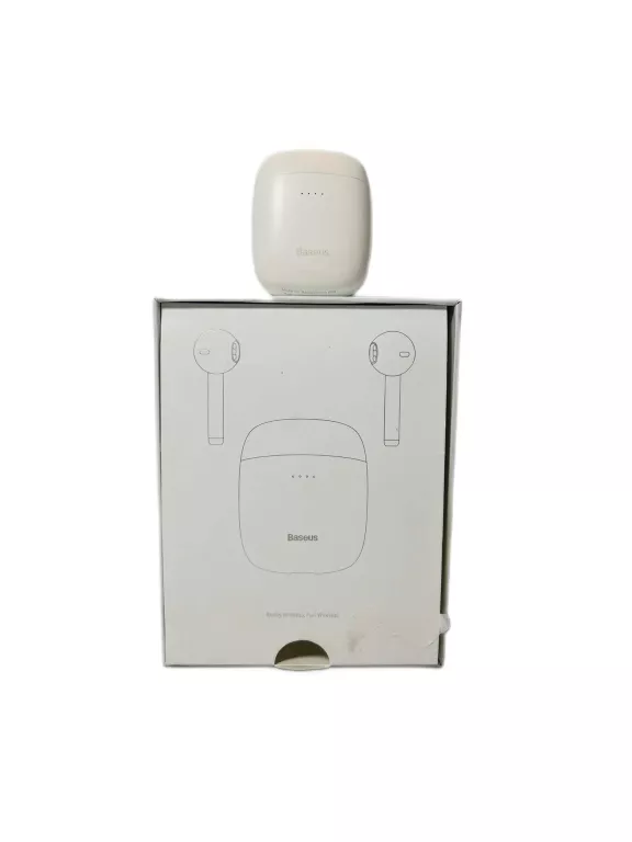 SŁUCHAWKI BASEUS ENCOK W04 BLUETOOTH TWS DOUSZNE W BIAŁYM PUDEŁKU