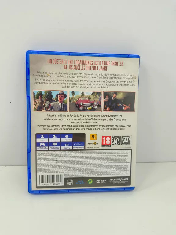 GRA PS4 L.A. NOIRE