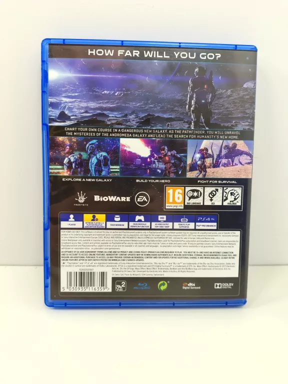 GRA PS4 MASS EFFECT ANDROMEDA