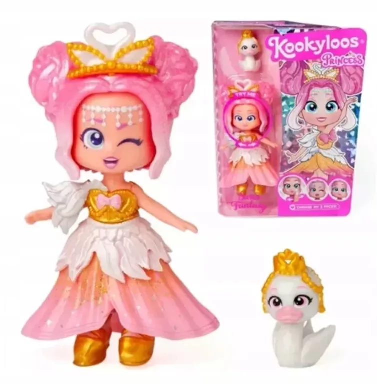 LALKA KOOKYLOOS PRINCESS SERIES SWAN FANTAS
