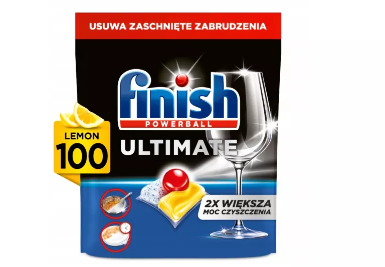 FINISH ULTIMATE KAPSUŁKI DO ZMYWARKI LEMON 100 SZT