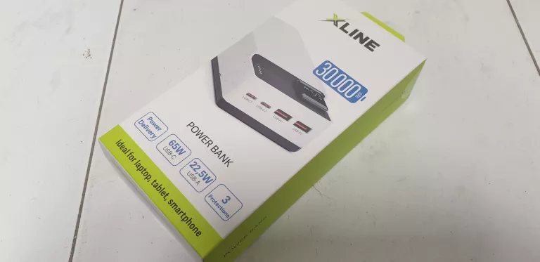POWER BANK XLINE 30000 MAH+PUDEŁKO