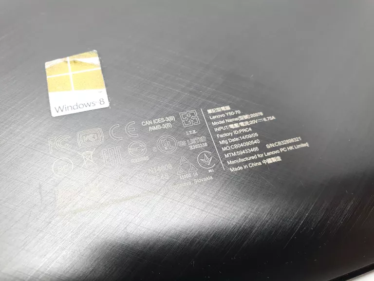 LAPTOP LENOVO LEGION Y50 I7 4 GEN 16 RAM GTX 860 M